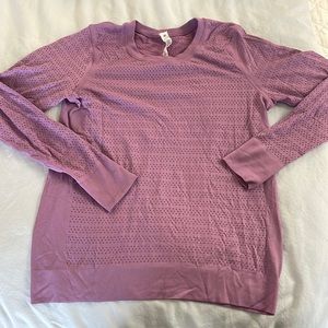 Purple lululemon long sleeve